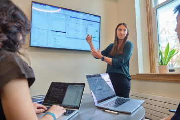 Crodelle, Jennifer in classroom