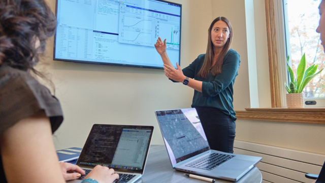 Crodelle, Jennifer in classroom