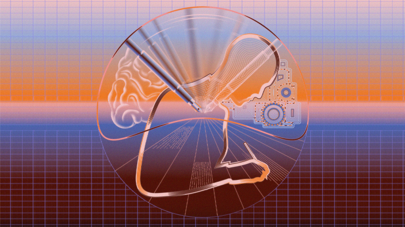 An illustration representing a.i.