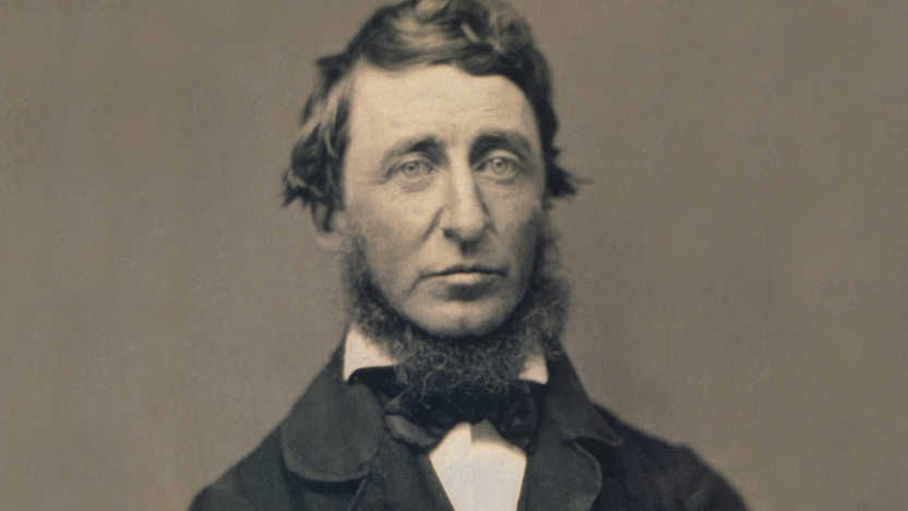 Photo portrait of Henry David Thoreau.