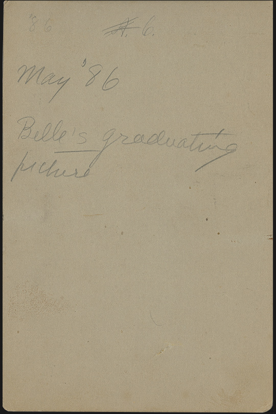 Inscription on back of Chellis photo