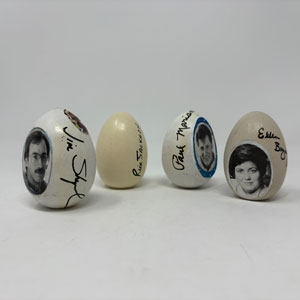 eggs in process with some signatures