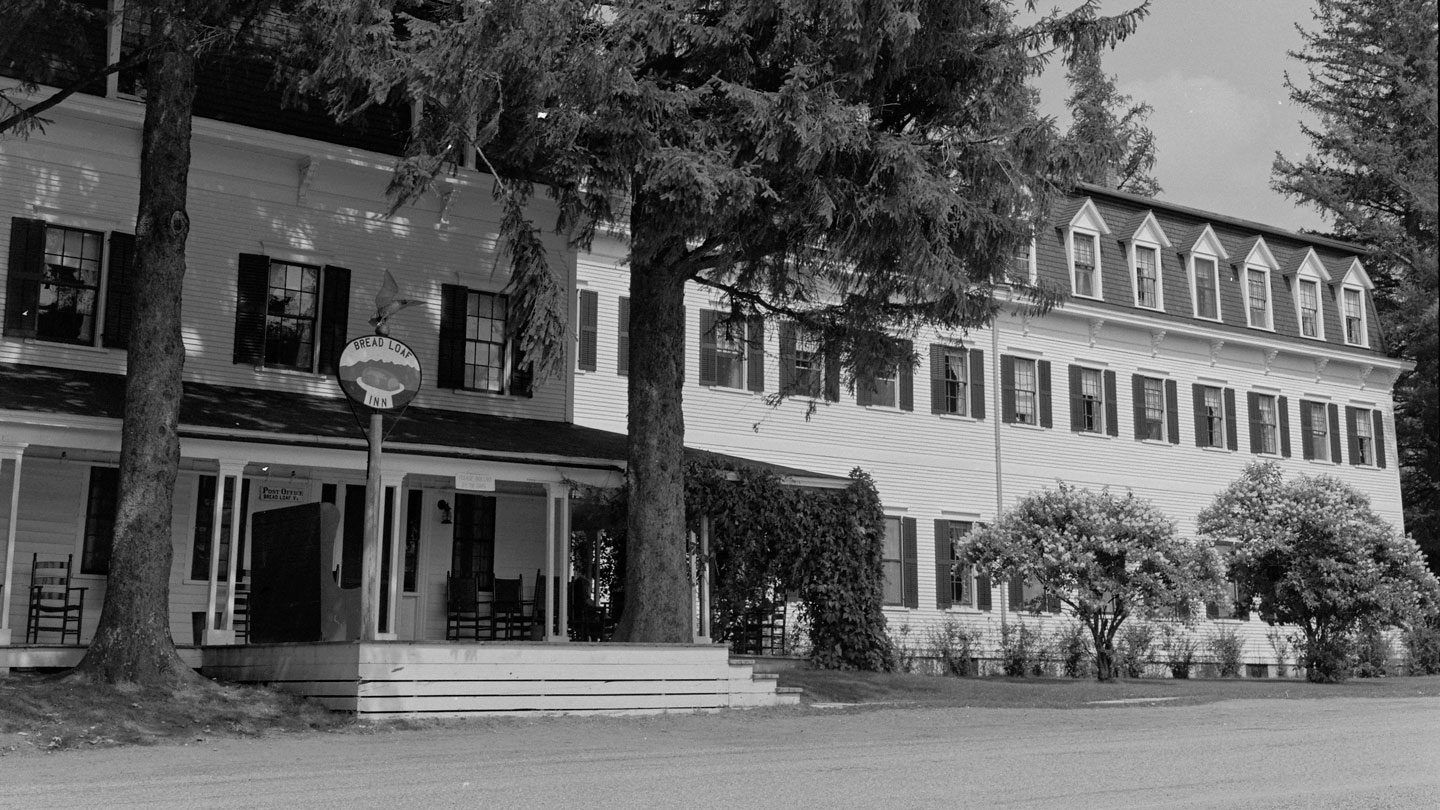 Archive photo of the Bread Loaf Inn