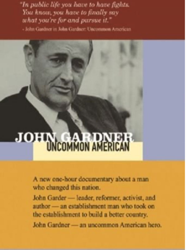 Movie poster for John Gardner documentary