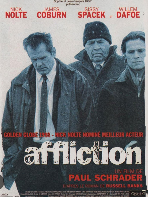 Movie poster for Affliction