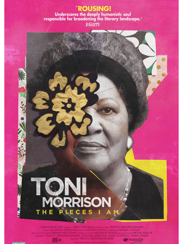 Movie poster for Toni Morrison documentary.